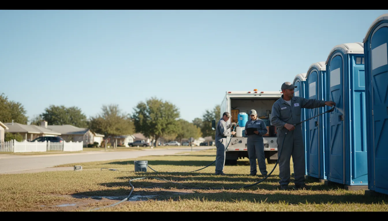 Long-Term Portable Toilet Rental in Grenada, MS near me